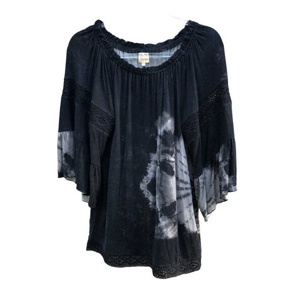 Surf Gypsy Tops - Surf Gypsy Boutique Tie Dye Tunic Blouse Small